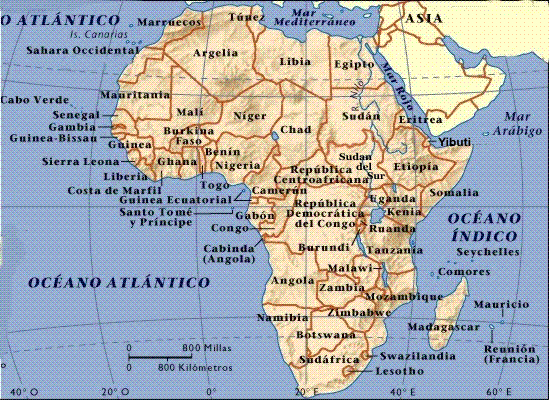 Mapas De Paises Y Ciudades De Africa 3754